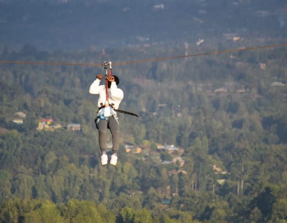 Ziplining at Ngong hills